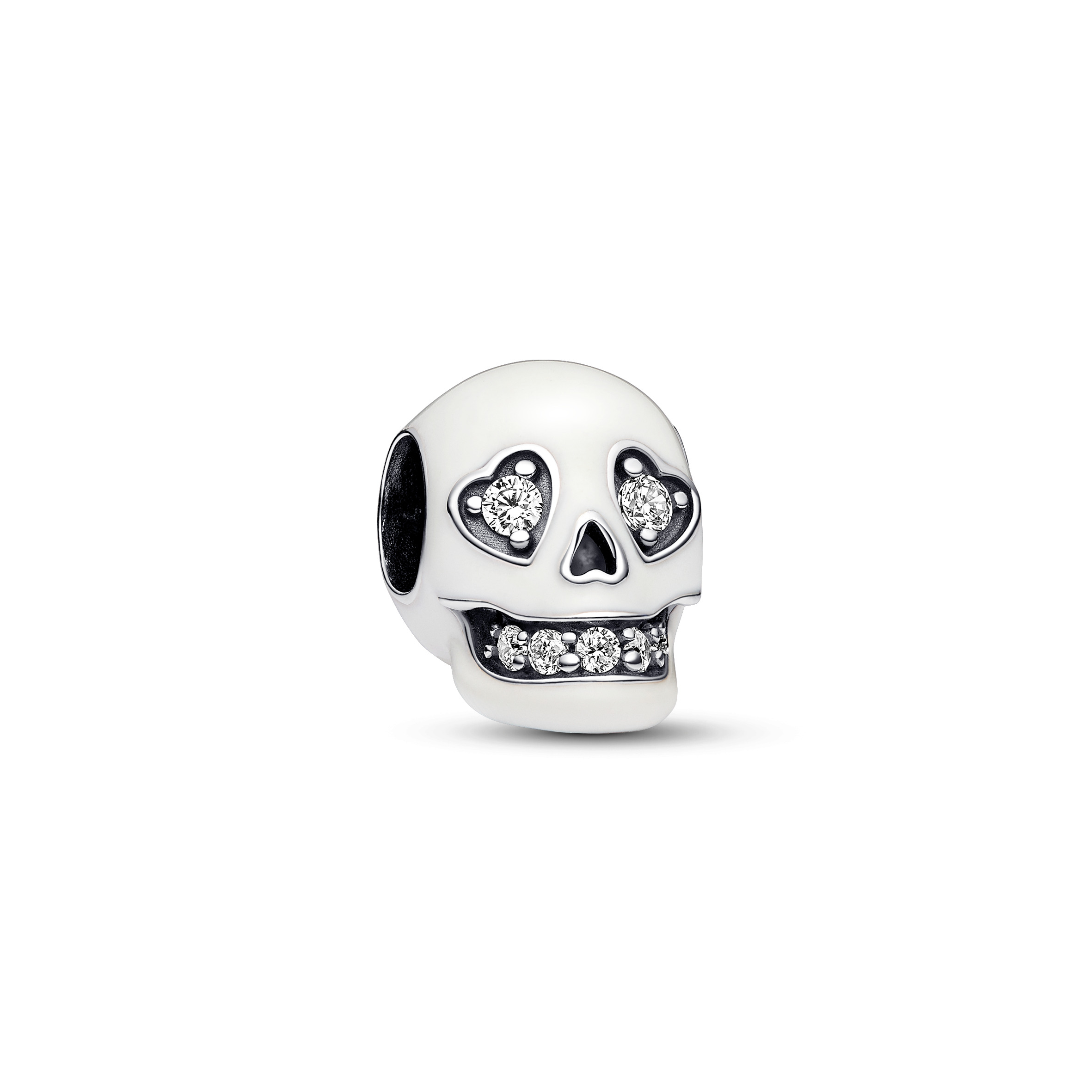 Charm pandora teschio che si illumina al buio - 792811c01