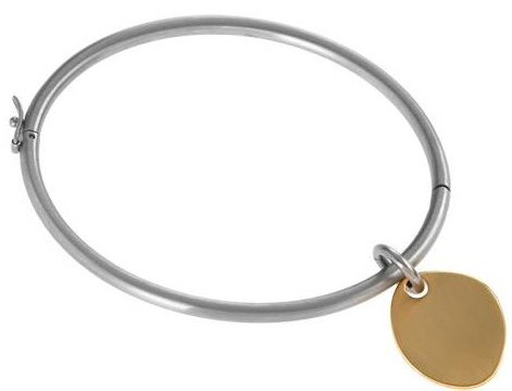 Bracciale Donna Breil Rigido in Acciaio con Pendente Dorato 
