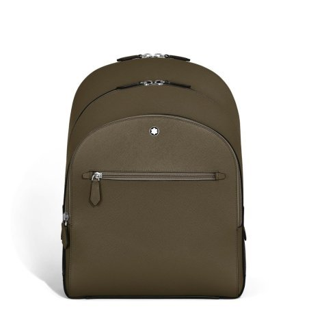 Zaino Modello Medio Montblanc con 3 Compartimenti in Pelle Sartorial