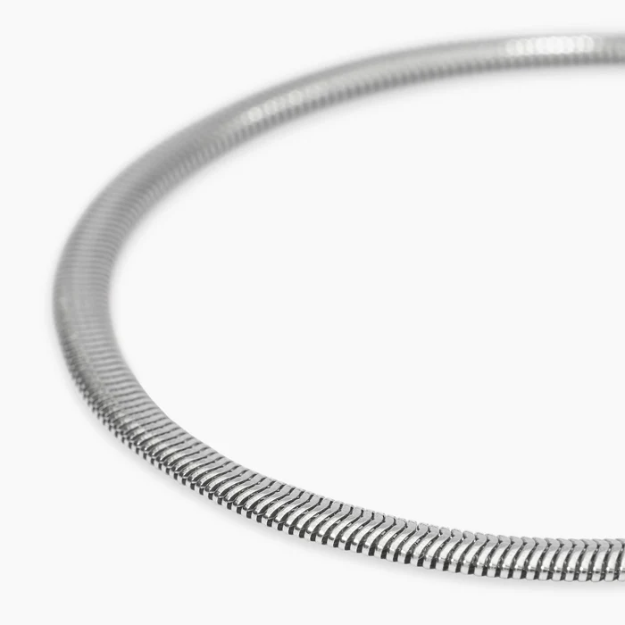Bracciale Kidult con Catena Snake in Acciaio