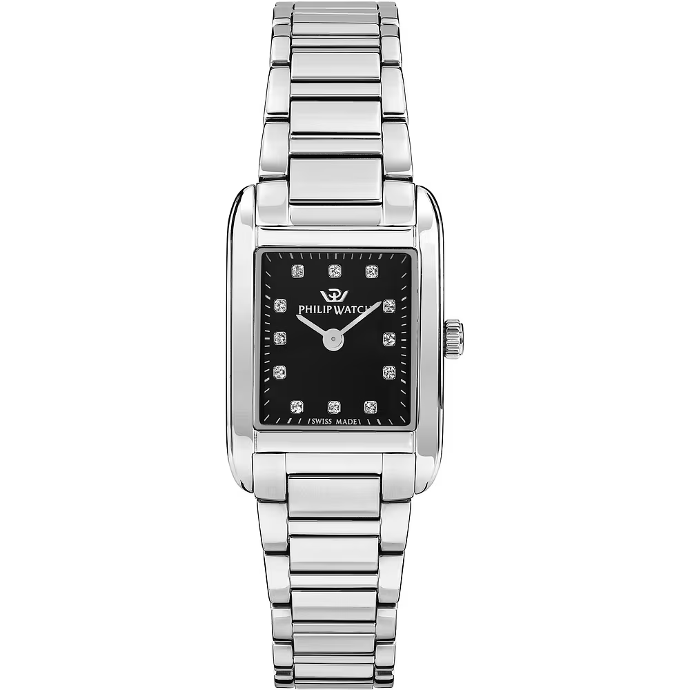 Orologio Donna Philip Watch Museum al Quarzo con Quadrante Nero 34 mm 