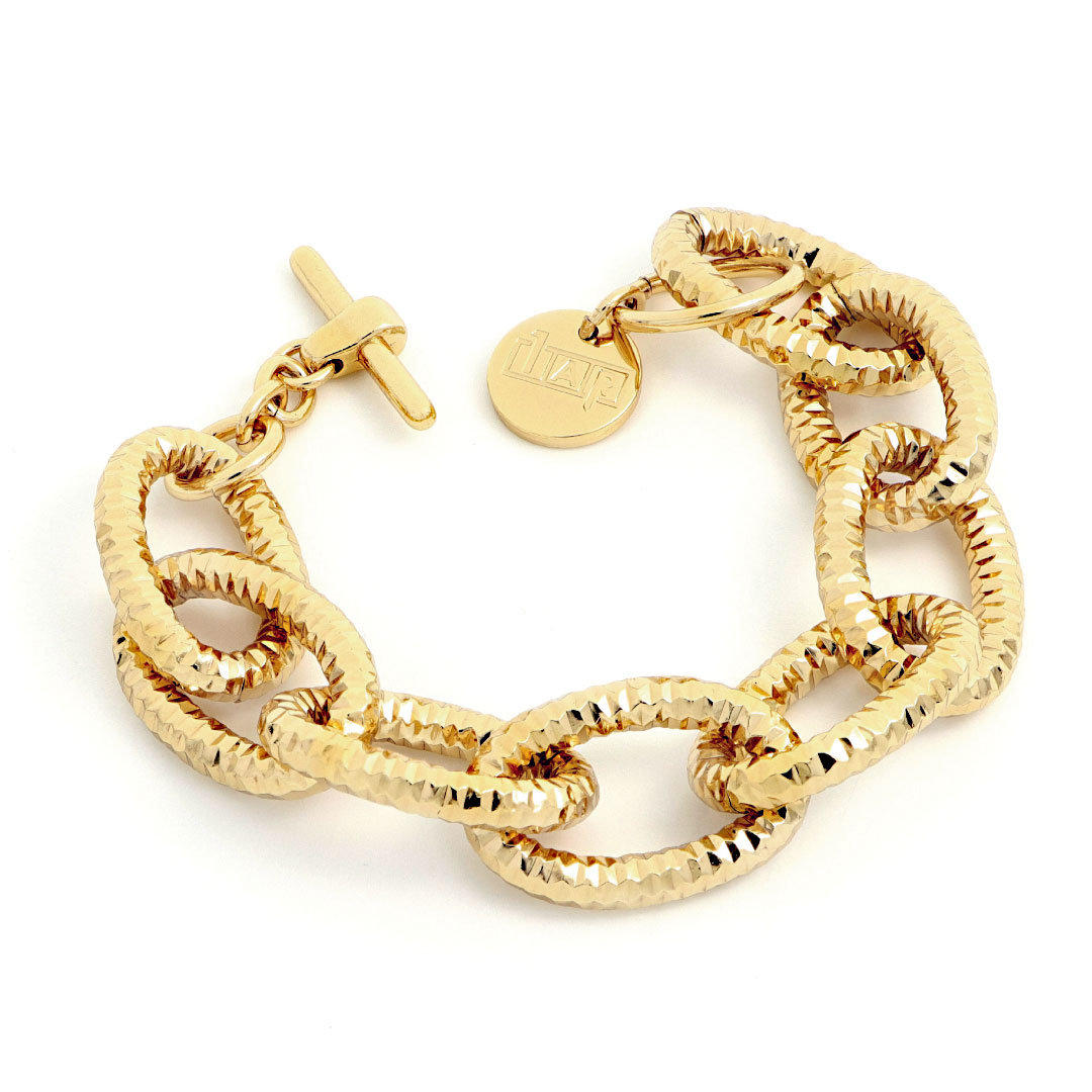 Bracciale Donna Unoaerre in Bronzo Dorato