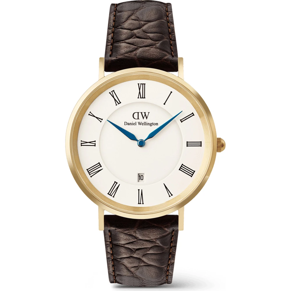Orologio Uomo Daniel Wellington Classic Roman Numerals al Quarzo con Quadrante Bianco 40 mm 
