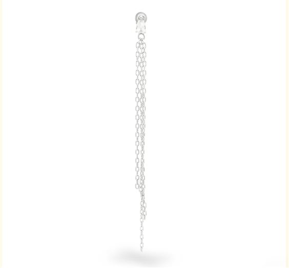 Mono Orecchino Donna Rue Des Mille Multi Line Drop Frange