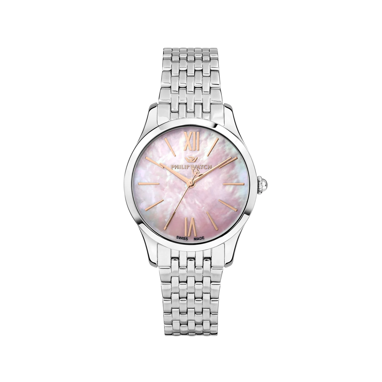 Orologio Donna Philip Watch Grace al Quarzo con Quadrante Rosa Madreperla 32 mm 
