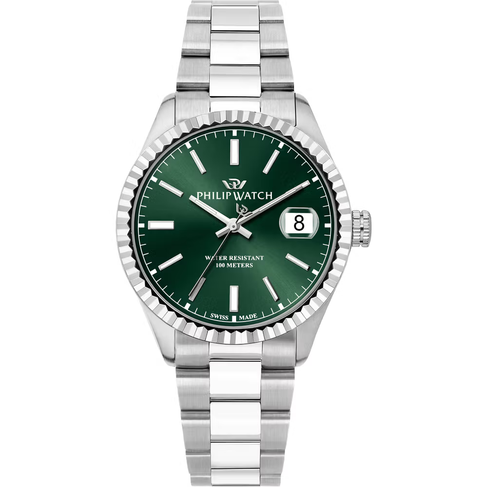 Orologio Uomo Philip Watch Caribe Urban al Quarzo con Quadrante Verde 39 mm