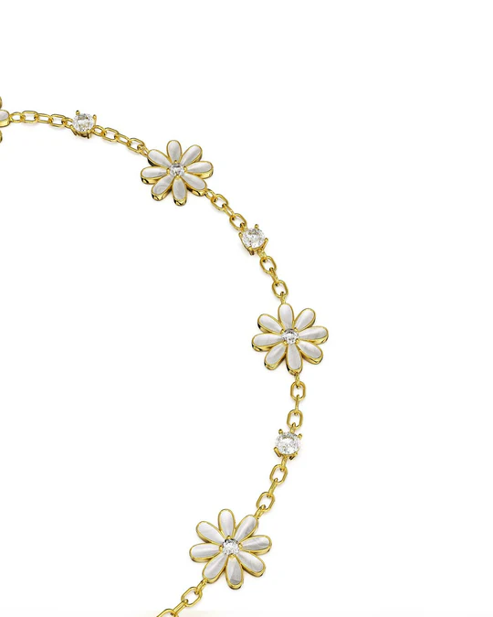 Bracciale Donna Amabile Marjorie Regolabile Dorato con Margherite 