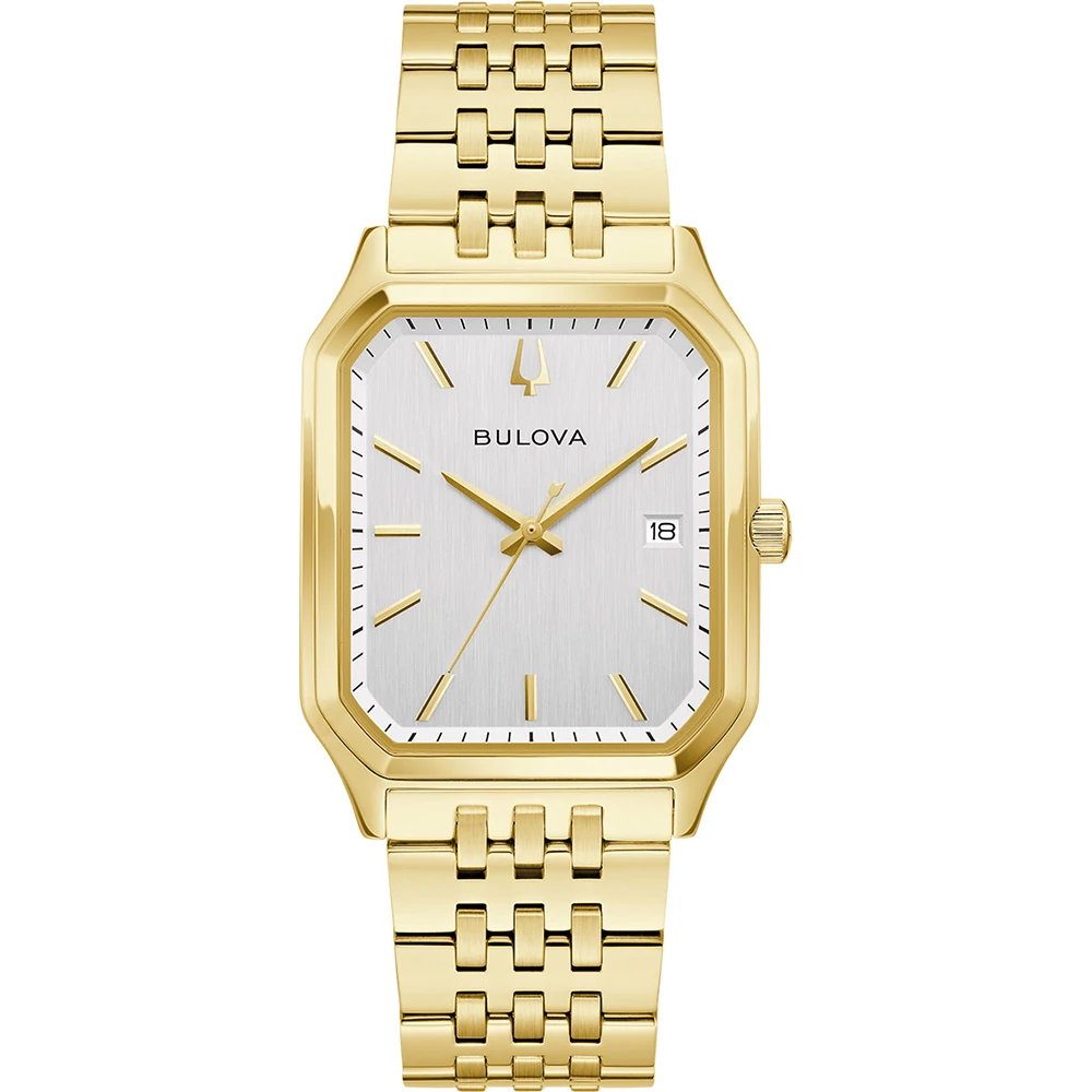 Orologio Uomo Bulova Tony Bennet Collection al Quarzo con Quadrante Silver 32x35,5 mm 