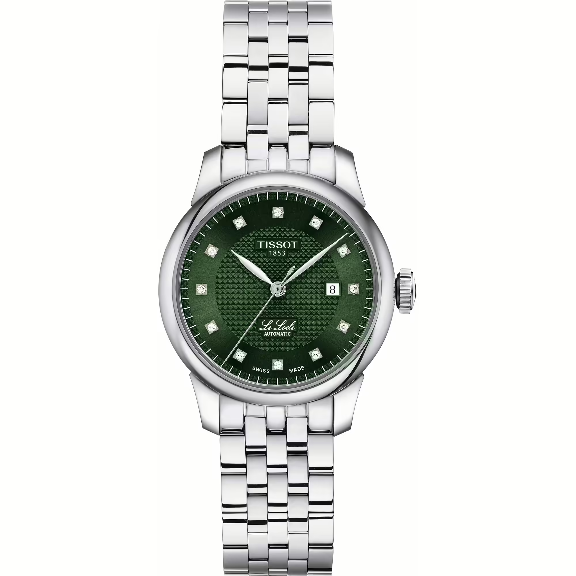 Orologio Donna Tissot Le Locle Lady Automatico con Quadrante Verde 29 mm 