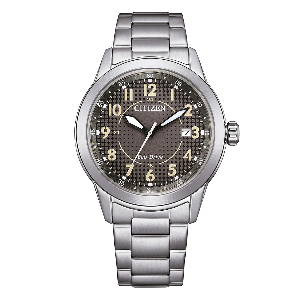 Orologio Uomo Citizen Field Eco-Drive con Quadrante Grigio 40 mm 
