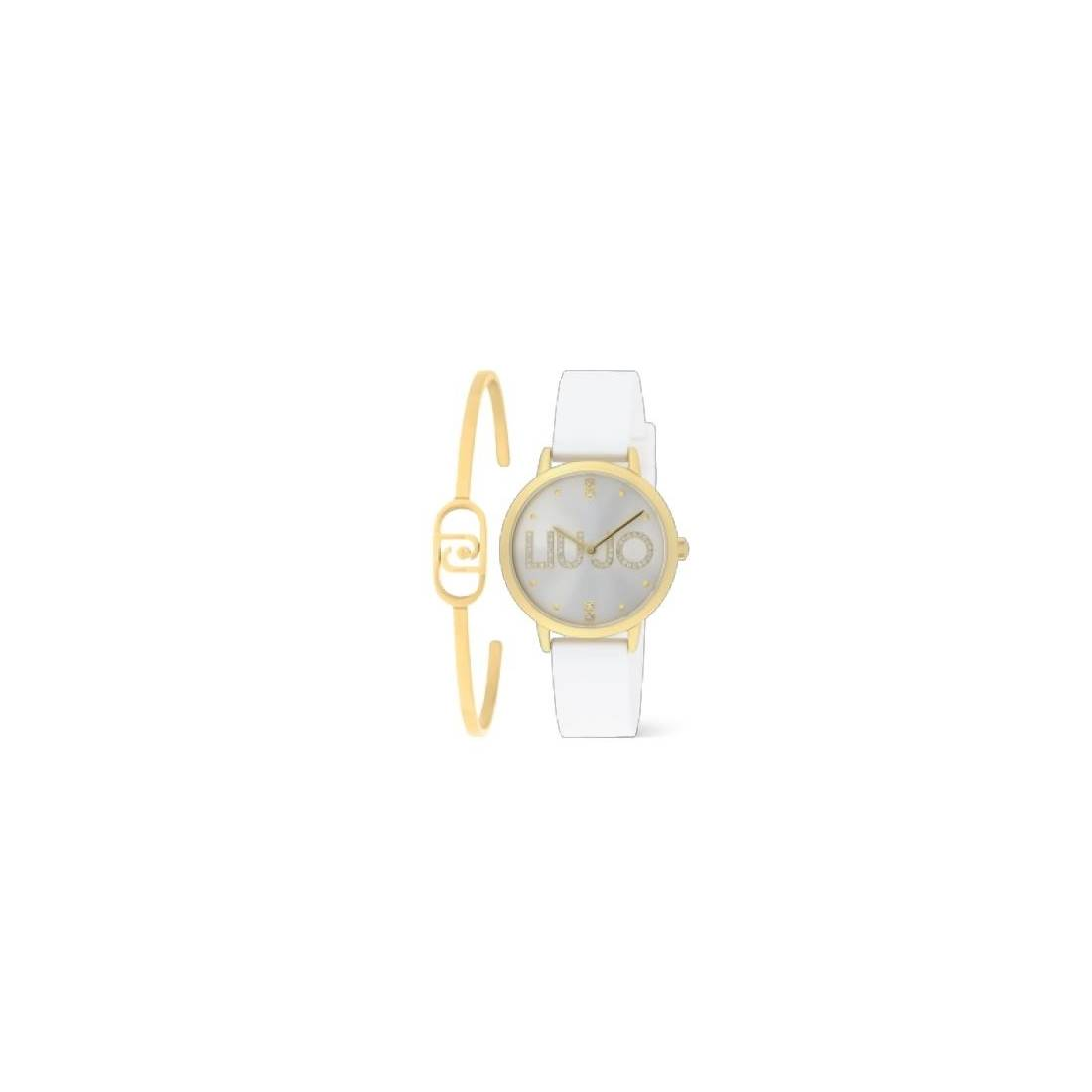 Set Orologio e Bracciale Donna Liu-Jo Identity al Quarzo con Quadrante Silver 32 mm