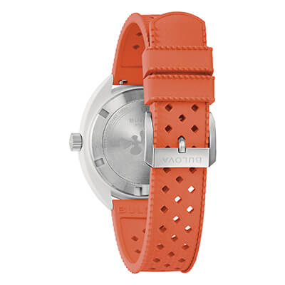 Orologio Uomo Bulova Snorkel al Quarzo con Quadrante Bianco 41 mm 