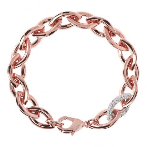 Bracciale Bronzallure Catena e Pavè