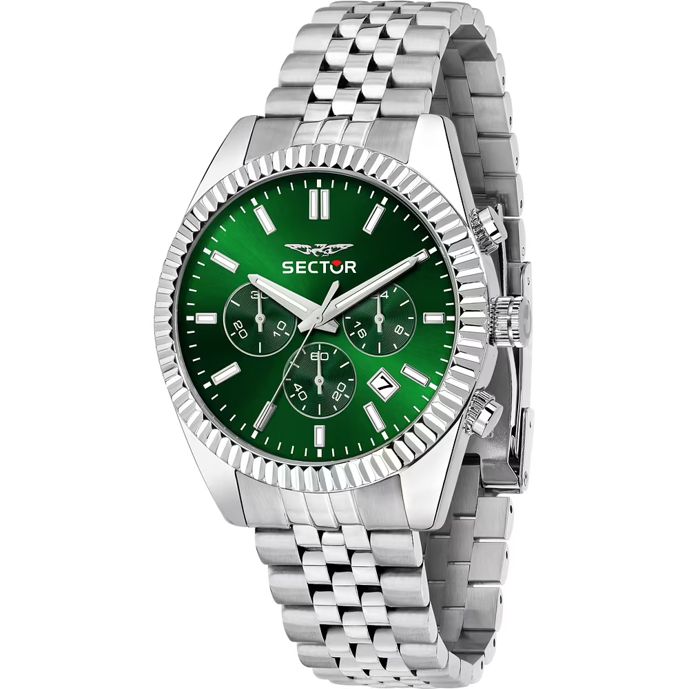 Orologio Uomo Sector 240 al Quarzo con Quadrante Verde 41 mm 