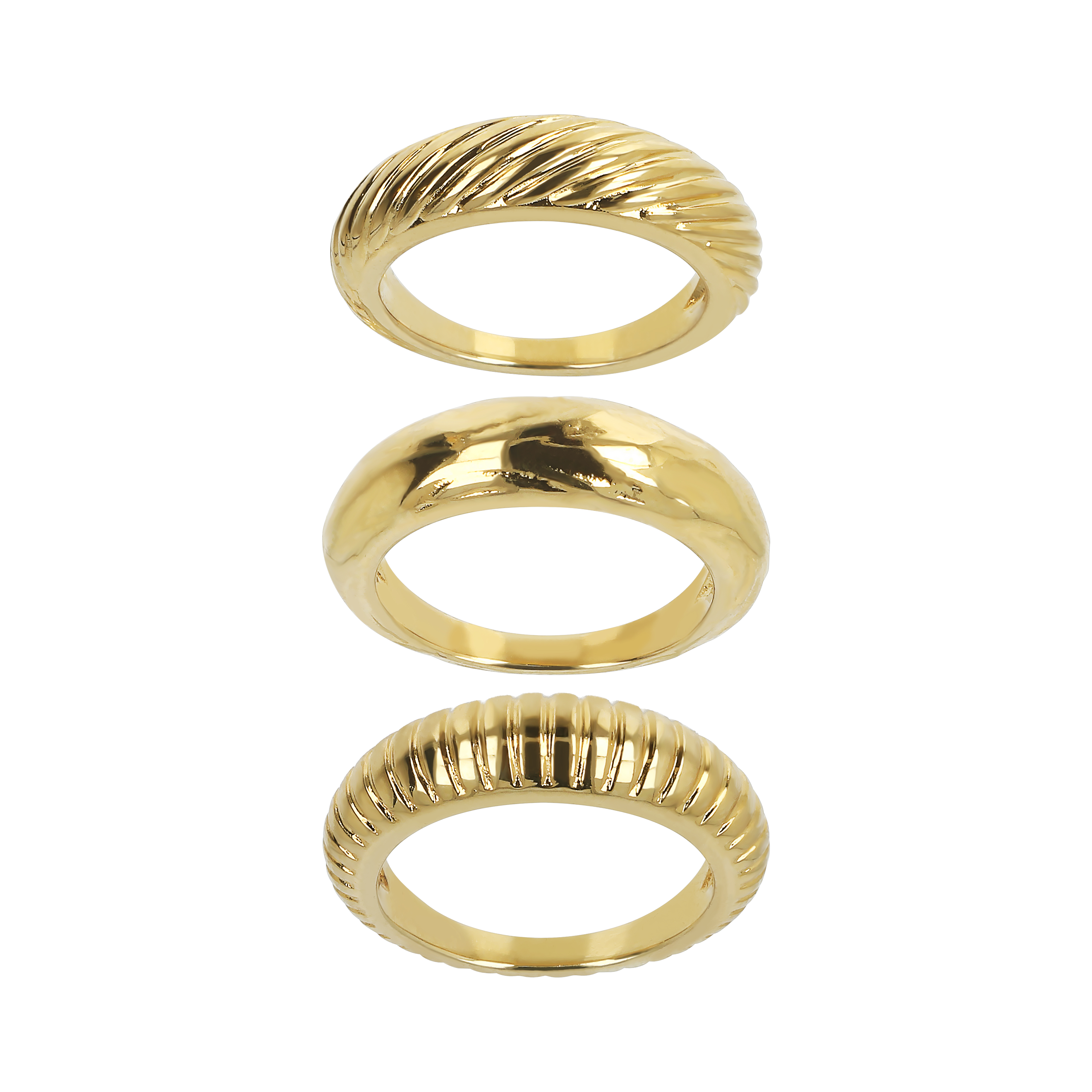 Set Donna Anelli Etrusca Martellati e Rigati