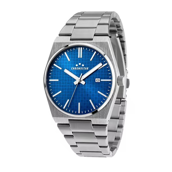 Orologio Uomo Chronostar Supreme al Quarzo con Quadrante Blu 40 mm 