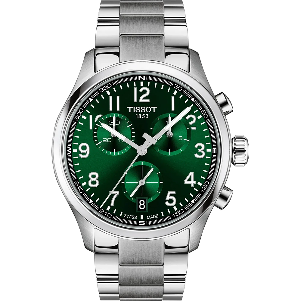 Orologio Uomo Tissot Chrono L al Quarzo con Quadrante Verde 42 mm 