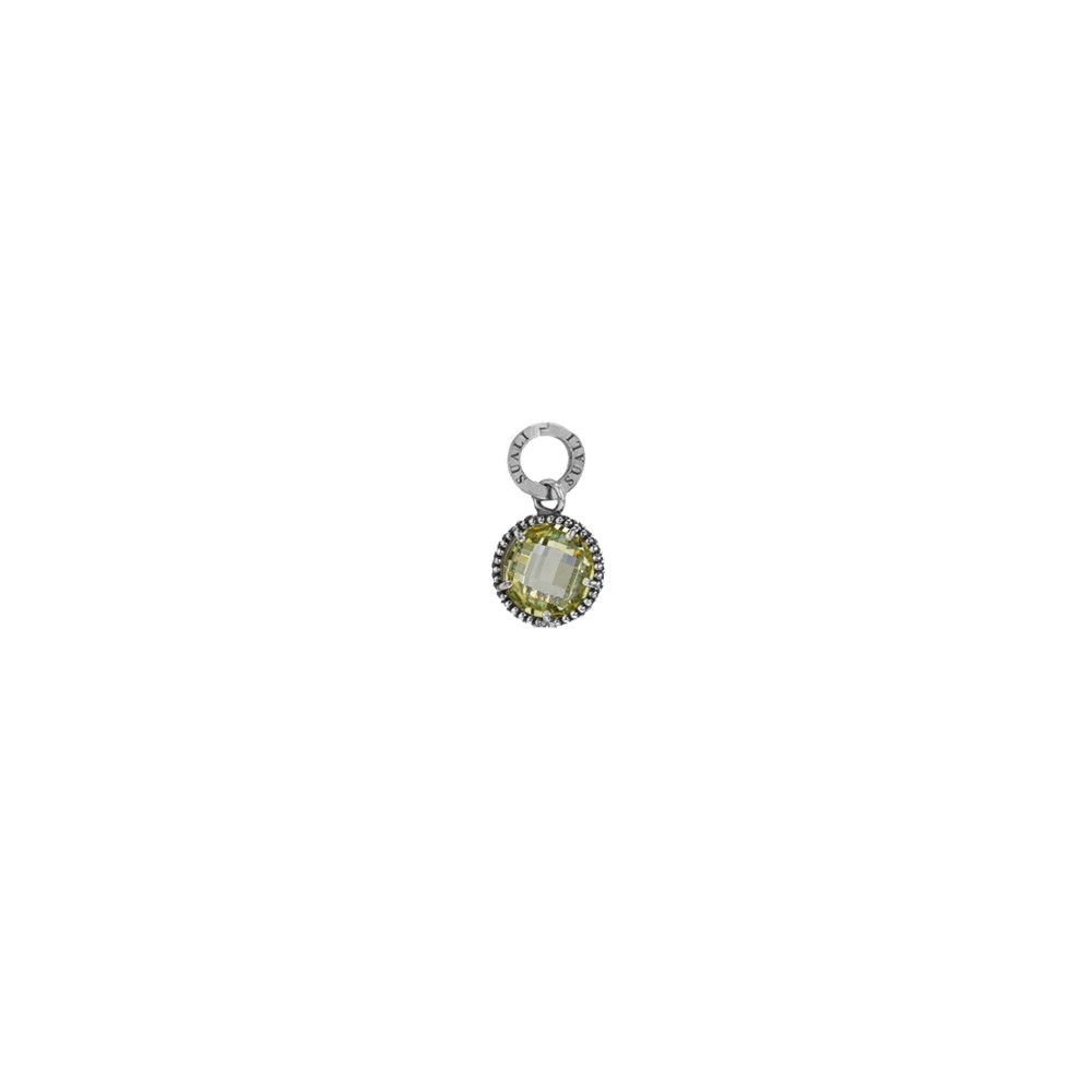 Charm Donna Suali Castone Brio Giallo Ø cm. 1,5