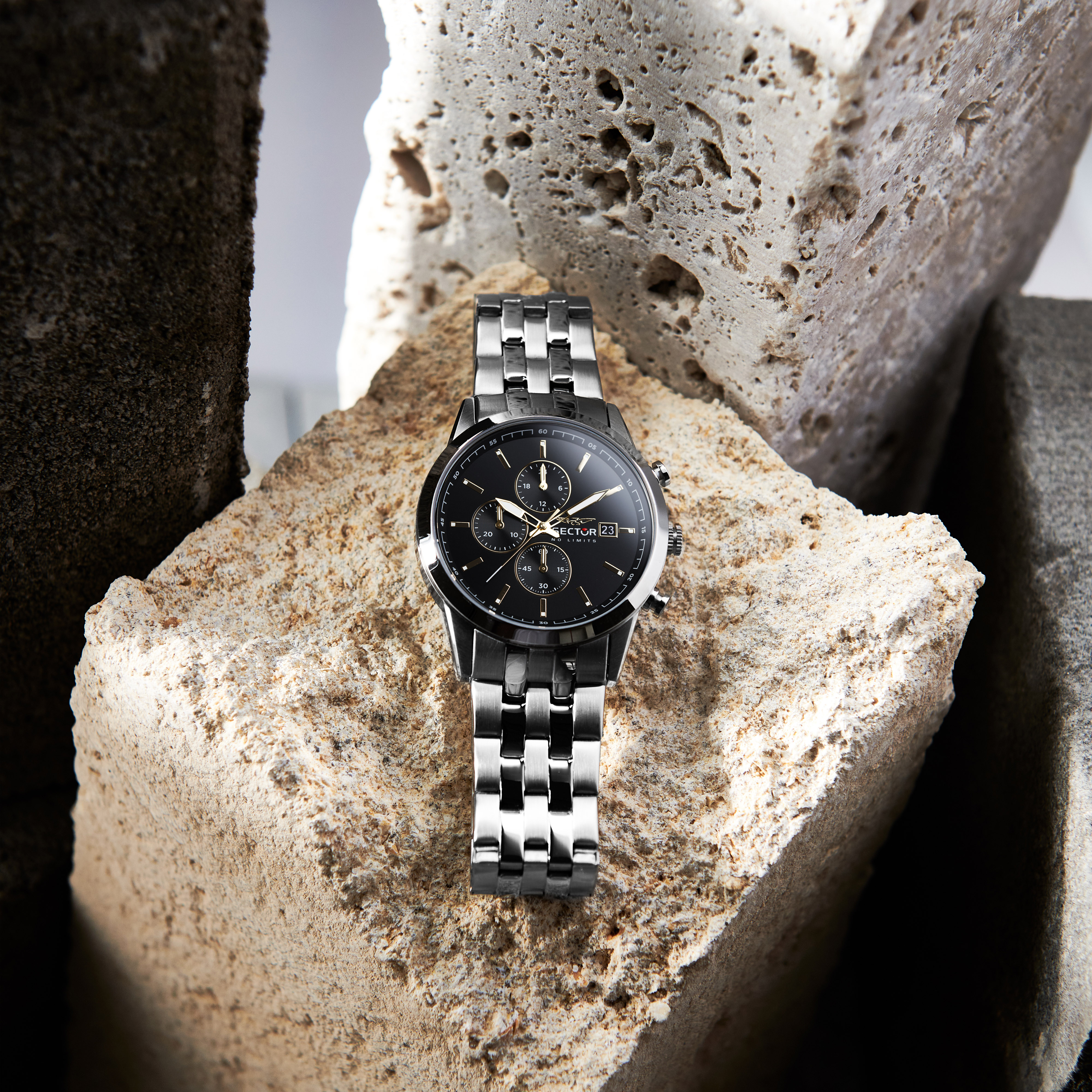 Orologio Uomo Sector 660 al Quarzo con Quadrante Nero 41 mm 