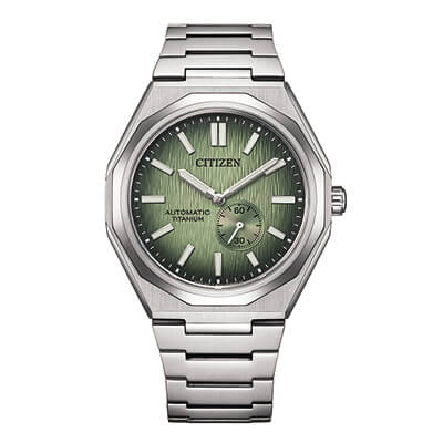 Orologio Uomo Citizen Zenshin 60 Automatic con Quadrante Verde 40 mm 