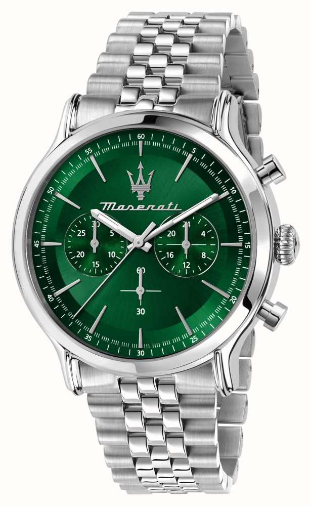 Orologio Uomo Maserati Epoca al Quarzo con Quadrante Verde 42 mm
