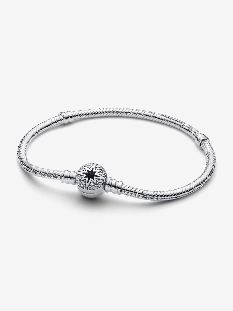 Bracciale Pandora con Chiusura Stella Polare Misura 23 cm