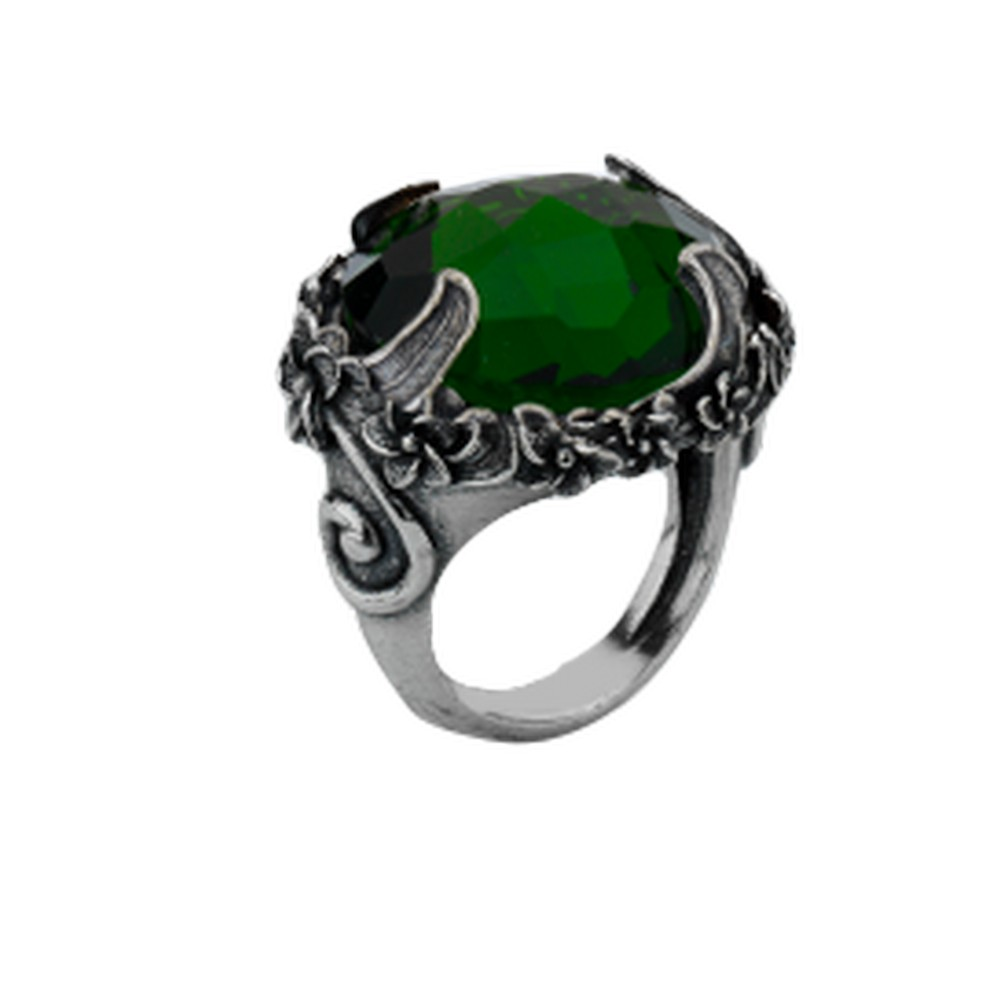 Anello Donna Suali "Zagara" Gemma Verde