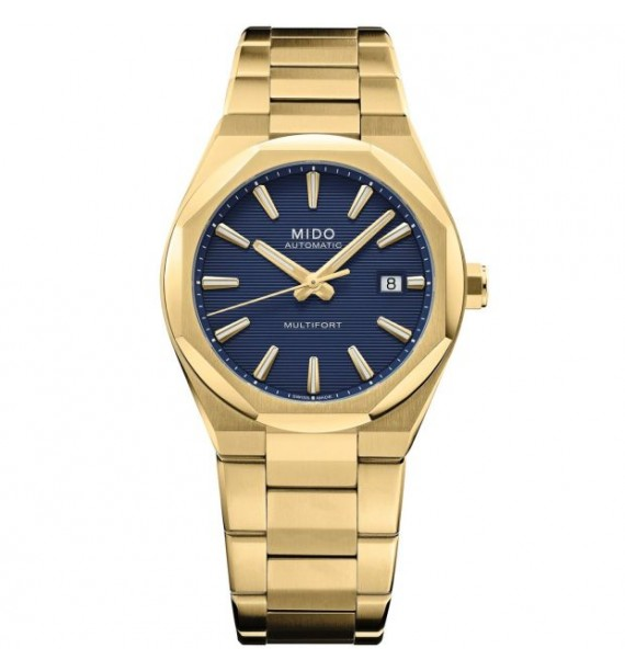 Orologio Uomo Mido Multifort 8 One Crown Automatico con Quadrante Blu 40 mm