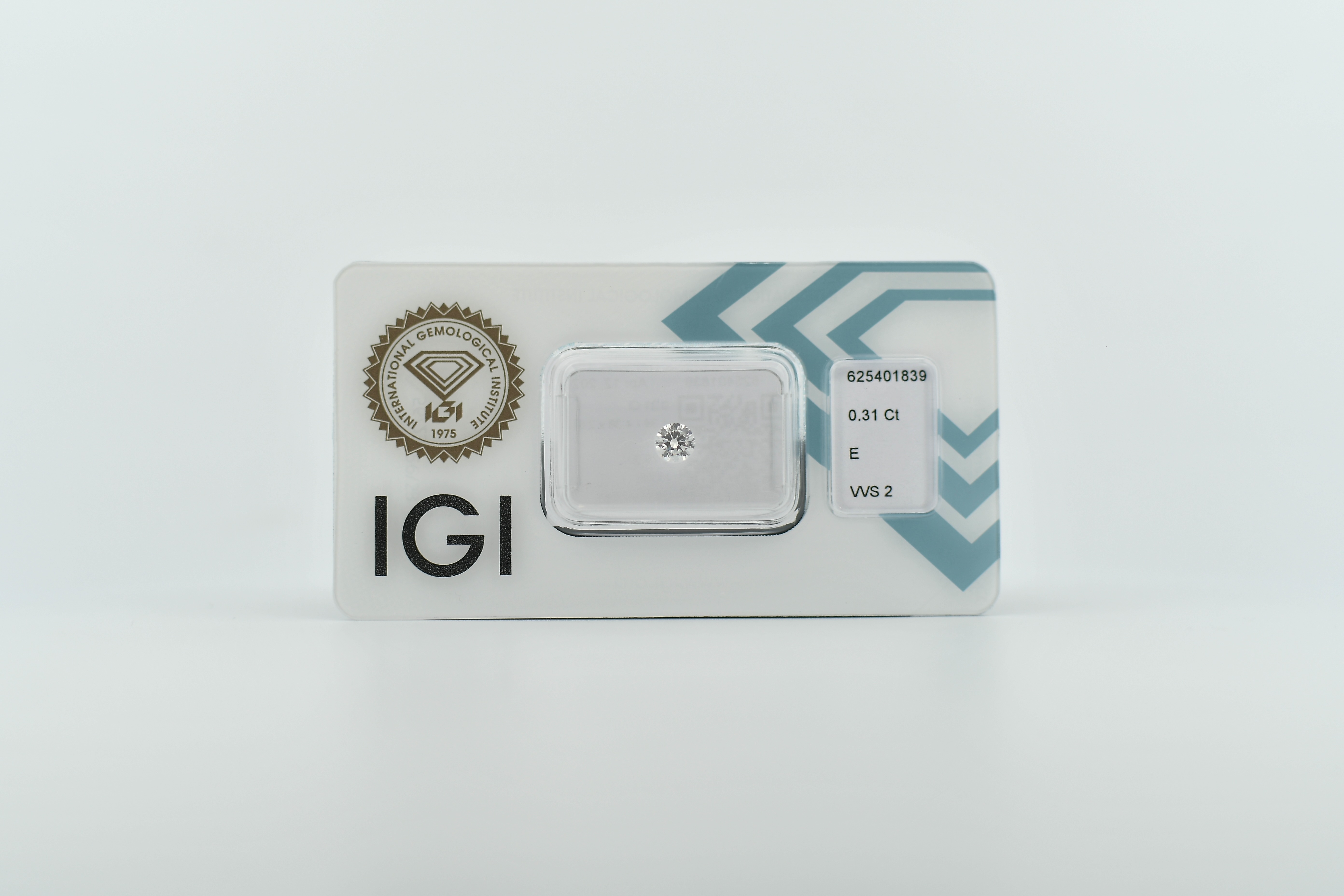 Diamante Certificato IGI Blisterato 0,31 ct E VVS2