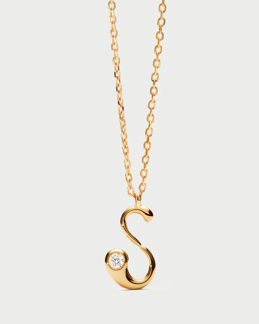 Collana Donna Pdpaola con Pendente Iniziale S