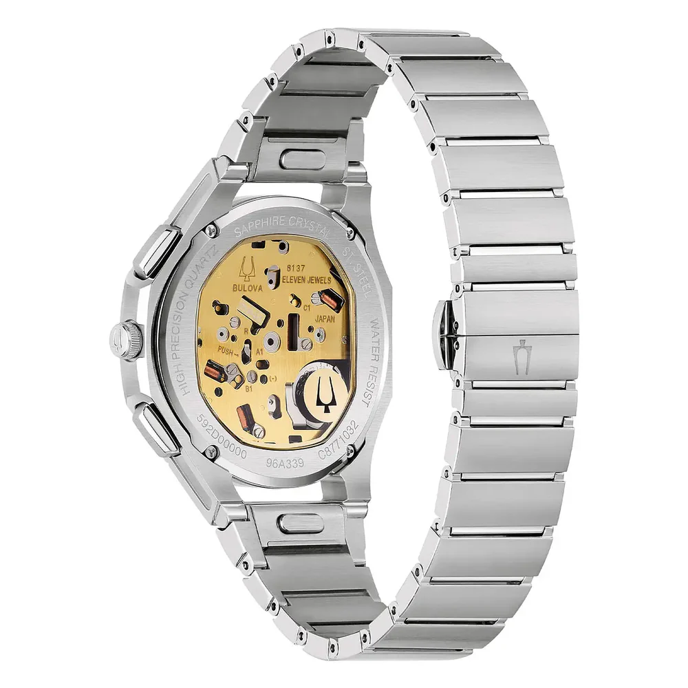 Orologio Uomo Bulova Curv al Quarzo con Quadrante Blu 41 mm 