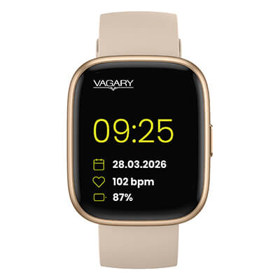Smartwatch Vagary al Quarzo Cassa 36 mm Cinturino in Silicone Rosa