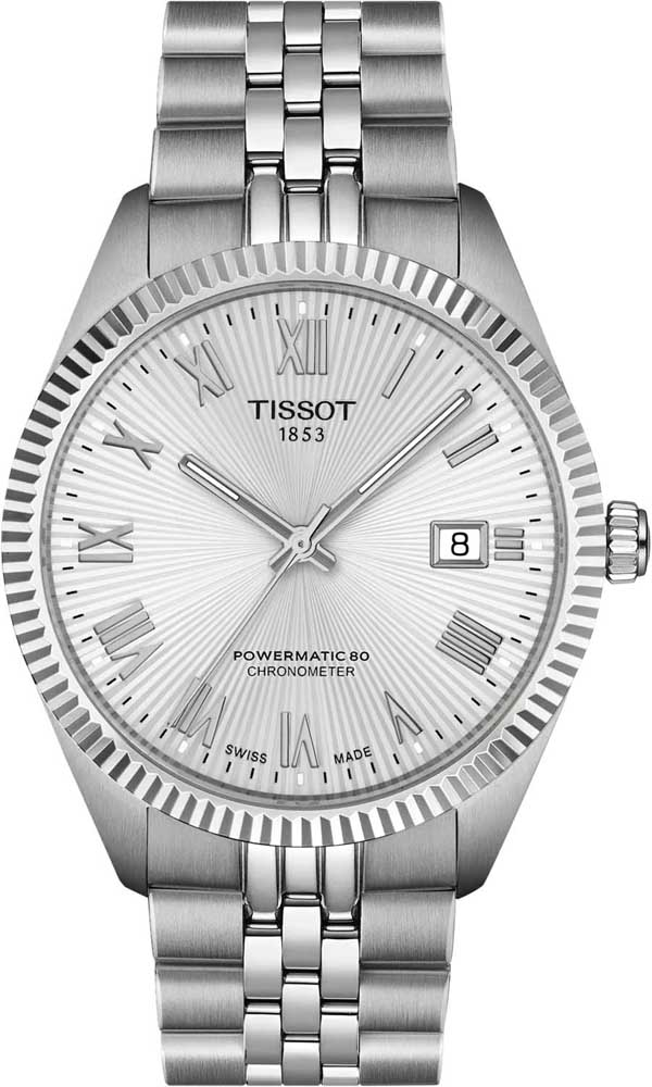 Orologio Uomo Tissot Ballade Powermatic Automatico con Quadrante Silver 39 mm 
