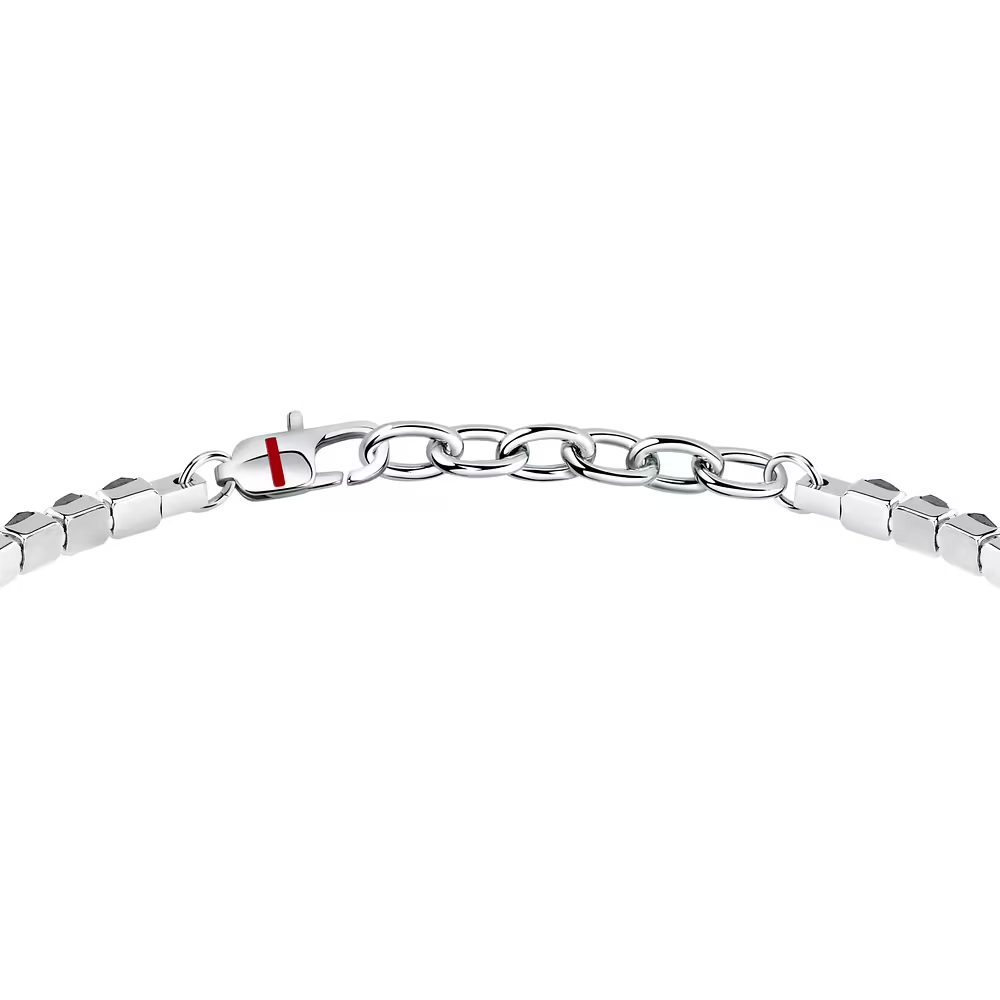 Bracciale Uomo Sector Tennis Zirconi Neri e Bianchi 