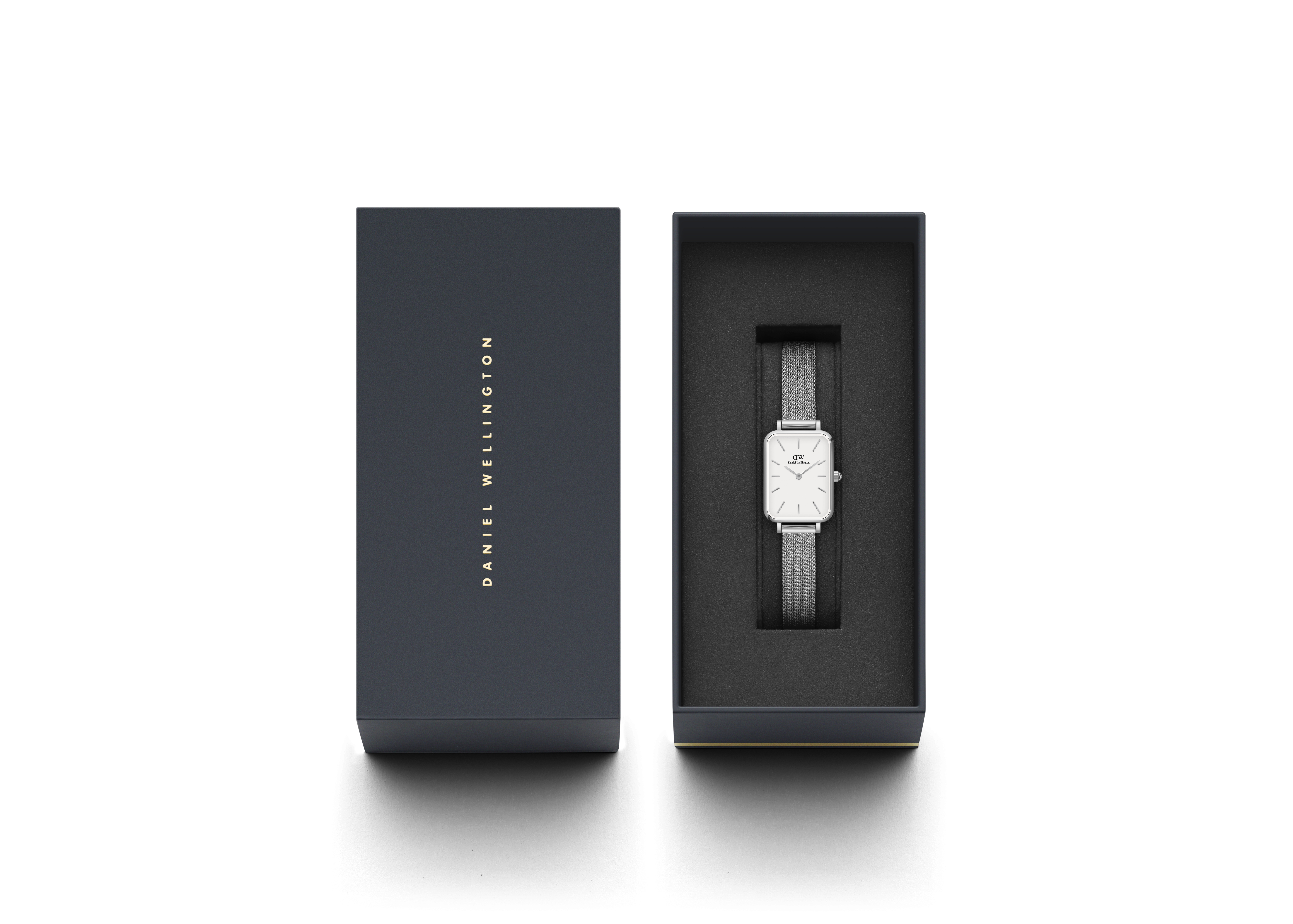 Orologio Donna Daniel Wellington Quadro al Quarzo con Quadrante Bianco 26 mm