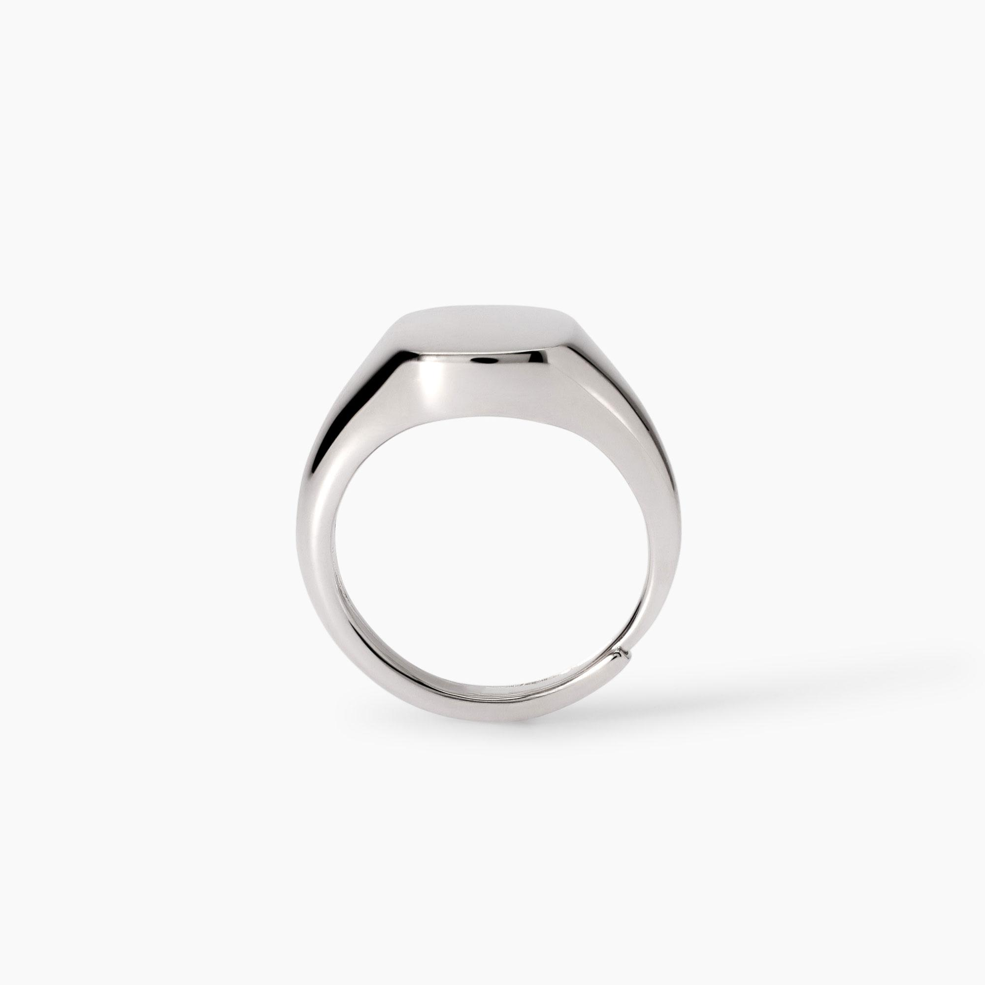 Anello Donna Mabina Nobile Chevalièr in Argento 