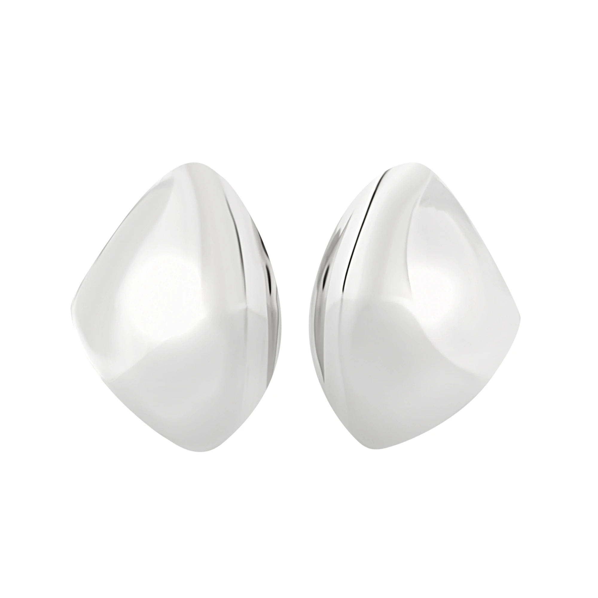 Orecchini Donna Breil Retwist in Acciaio dalla Forma Sinuosa 