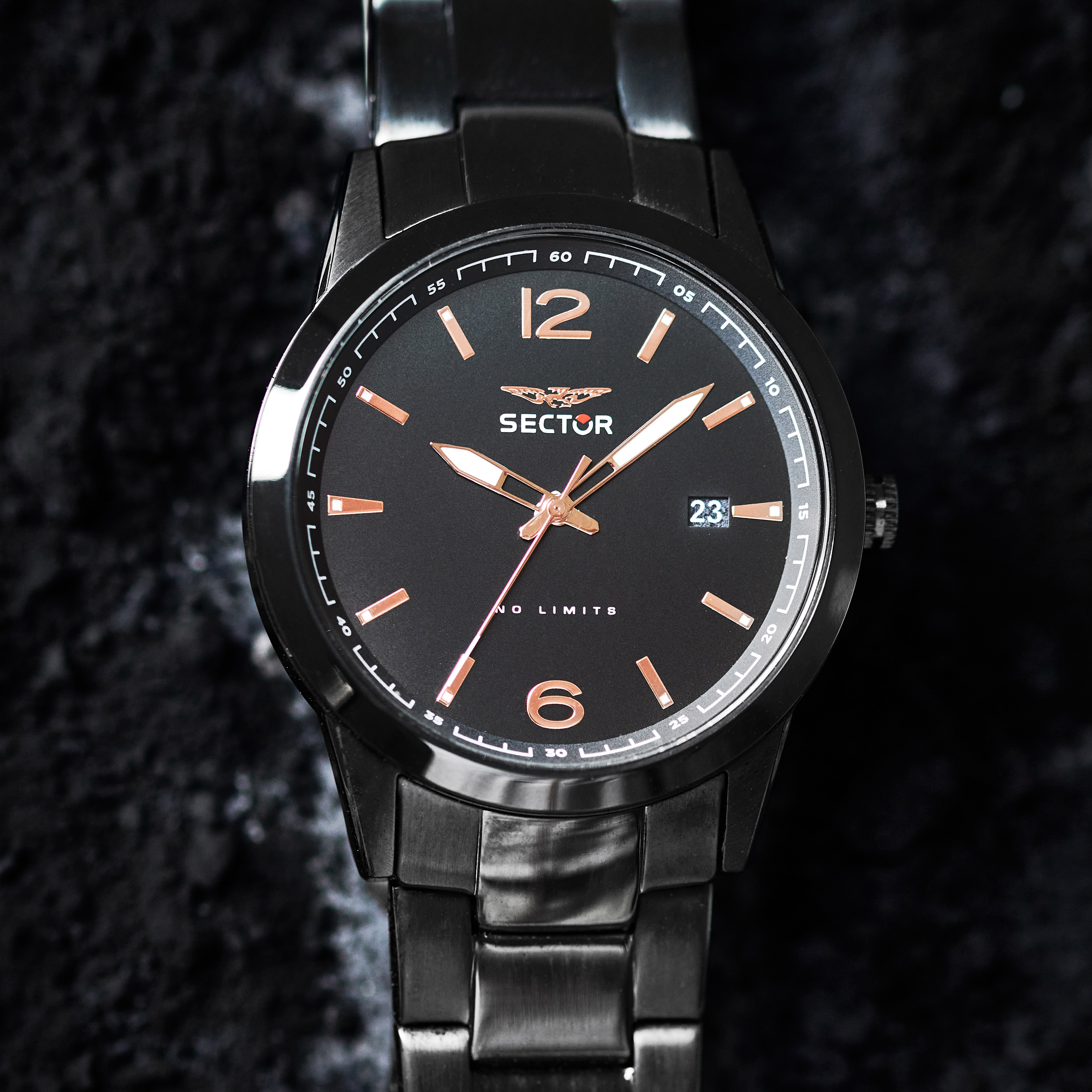 Orologio Uomo Sector 660 al Quarzo con Quadrante Nero 41 mm