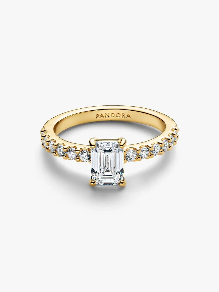 Anello Pandora Taglio Baguette Misura 52