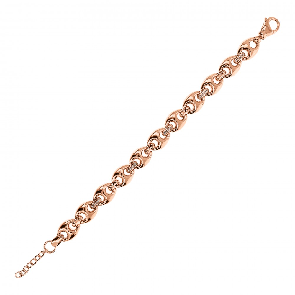 Bracciale Donna Bronzallure Maglia Marina 