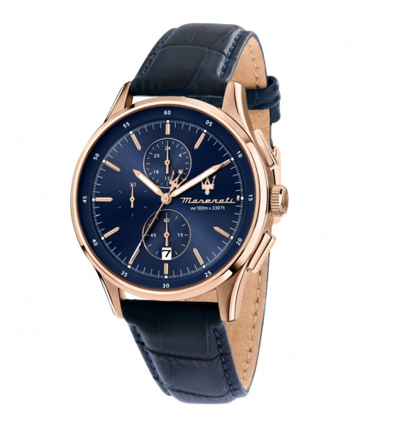 Orologio Uomo Maserati Sorpasso al Quarzo con Quadrante Blu 42 mm 