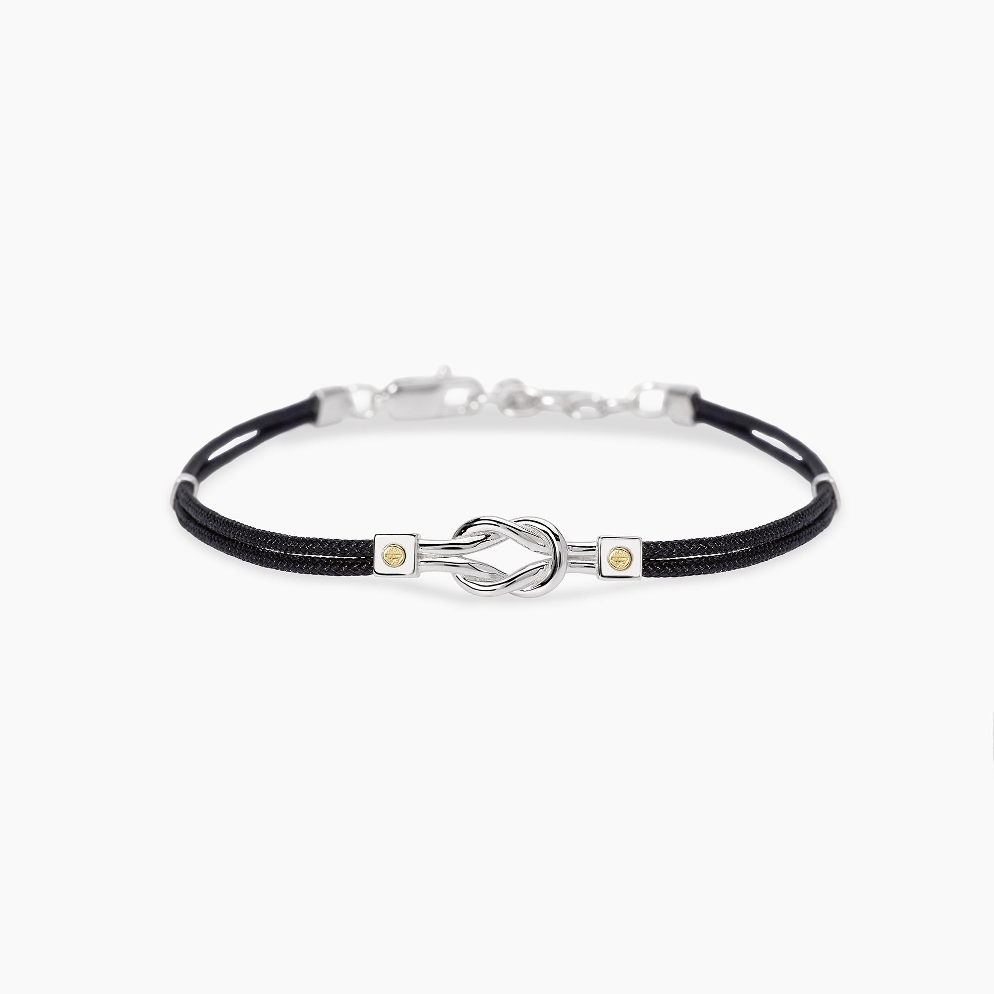 Bracciale Uomo Mabina Il Marinaio in Nylon con Nodo Centrale