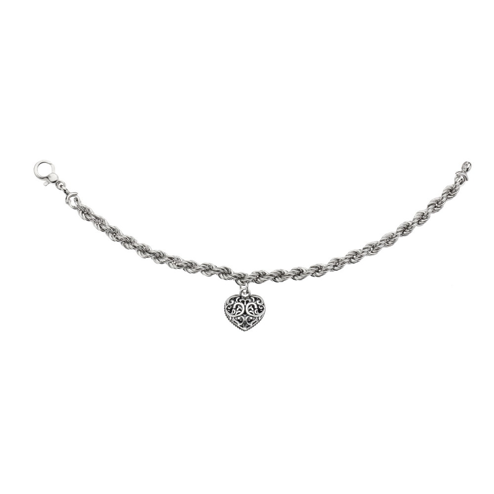 Bracciale Suali Corda con Cuore 