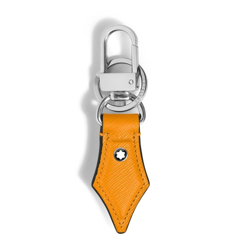 Portachiavi Montblanc a Forma di Pennino in Pelle Sartorial