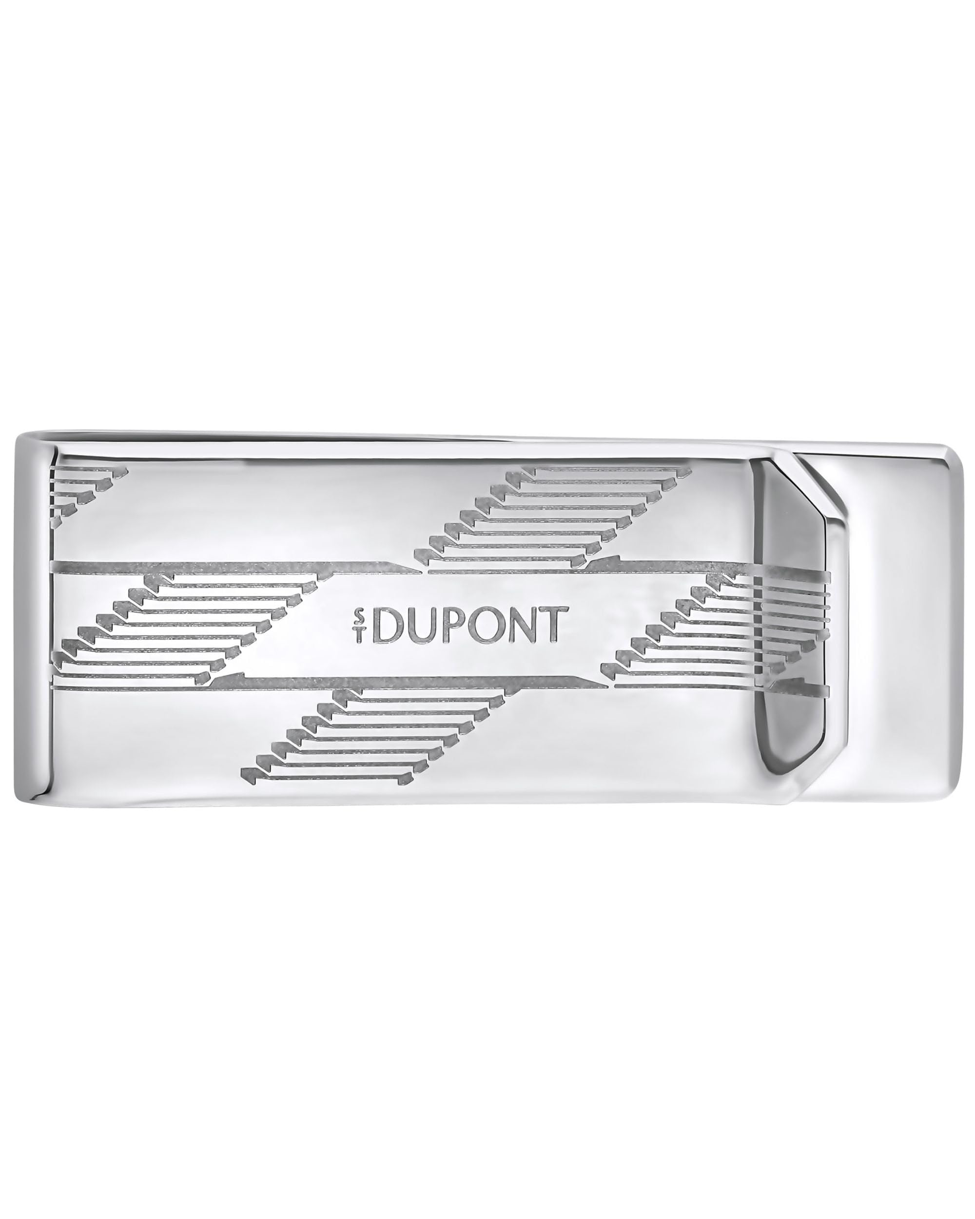 Fermasoldi Dupont Monogram in Acciaio Color Argento