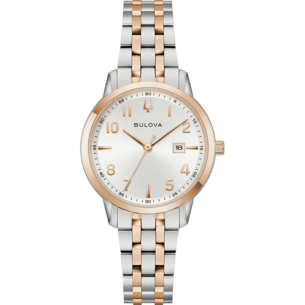 Orologio Donna Bulova Classic Lady al Quarzo con Quadrante Silver 31 mm 