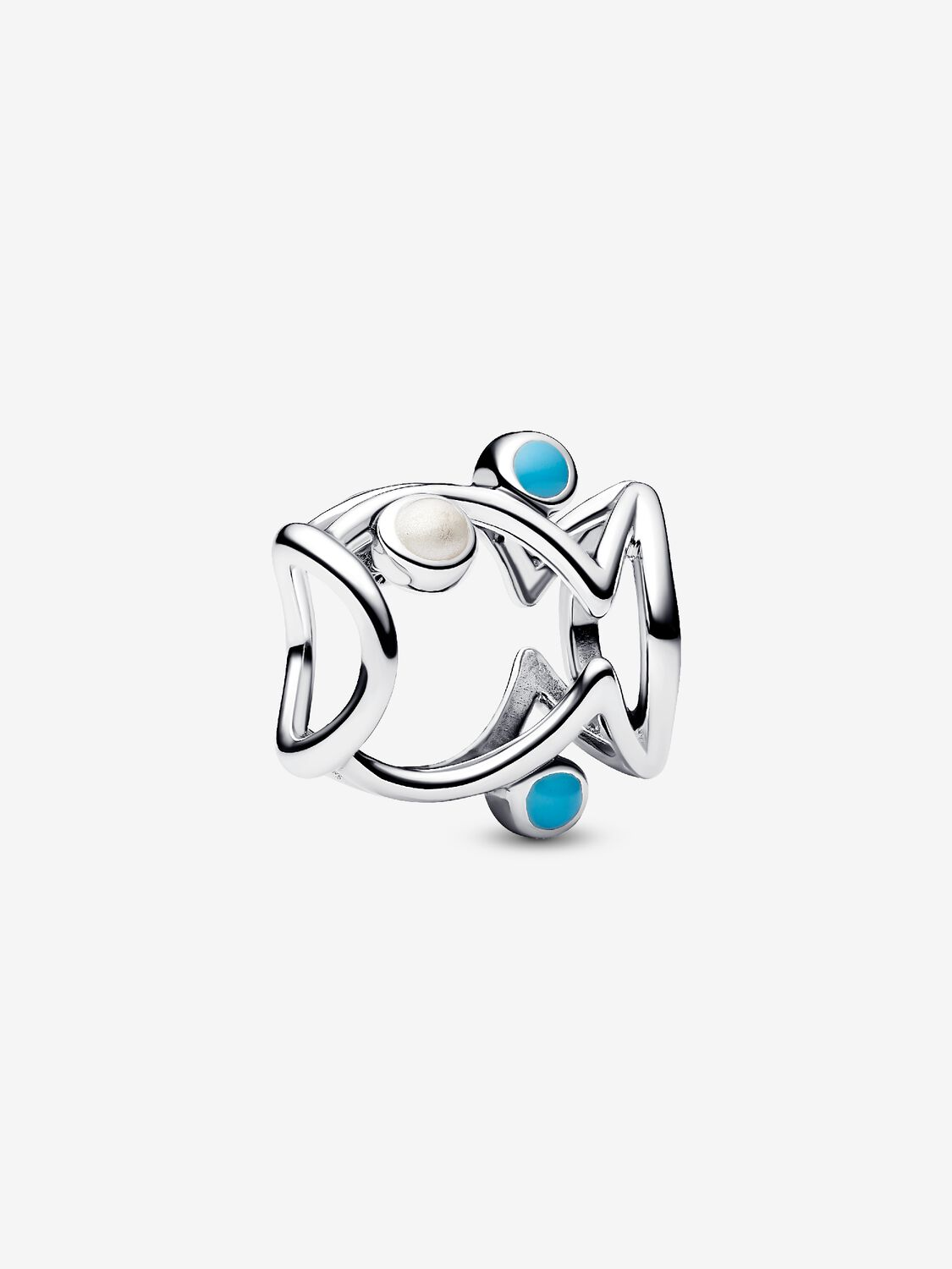 Charm Pandora Openwork Pesce Argento Sterling 925