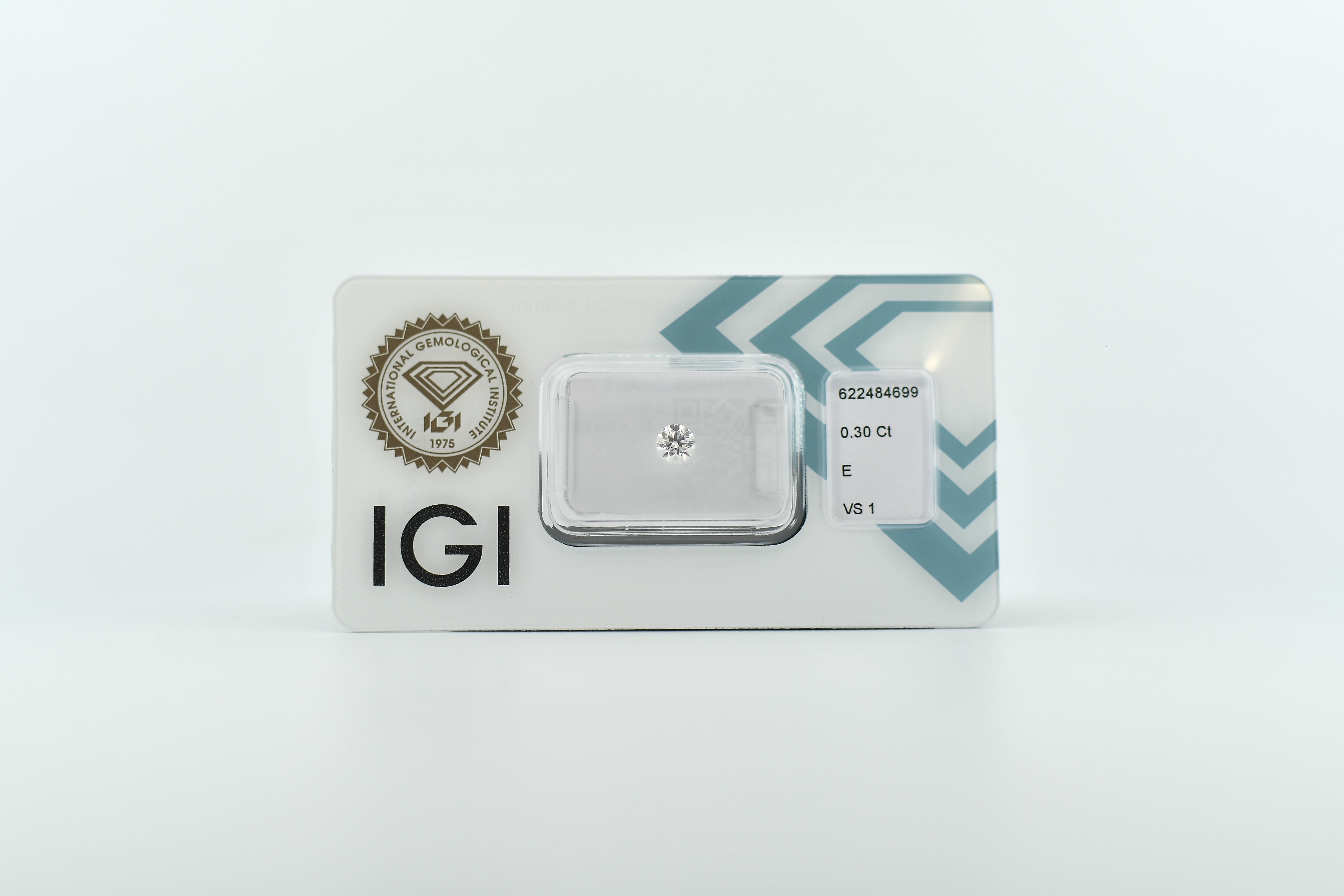 Diamante Certificato IGI Blisterato 0,30 ct E VS1