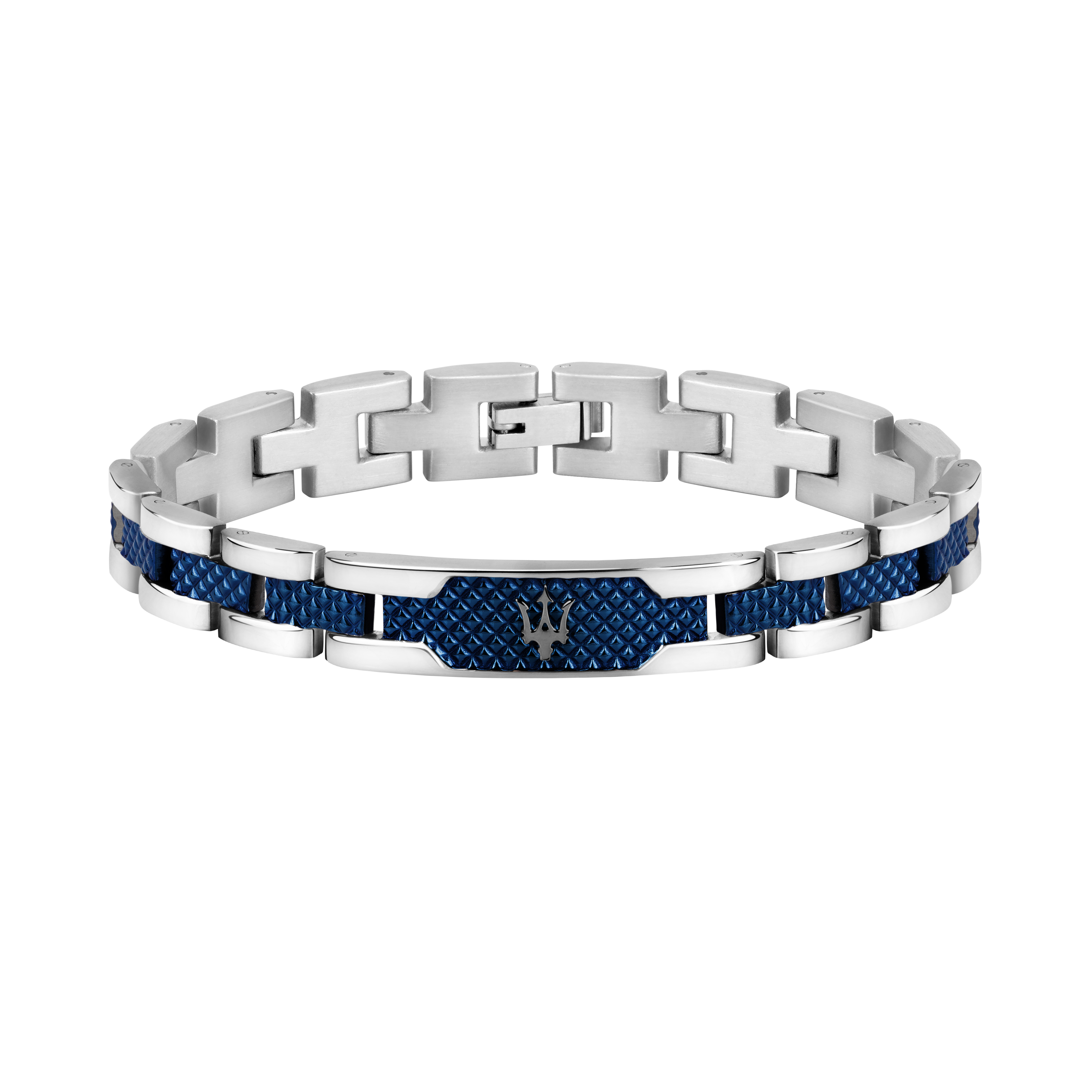 Bracciale Uomo Maserati Jewels in Acciaio pvd Blu 