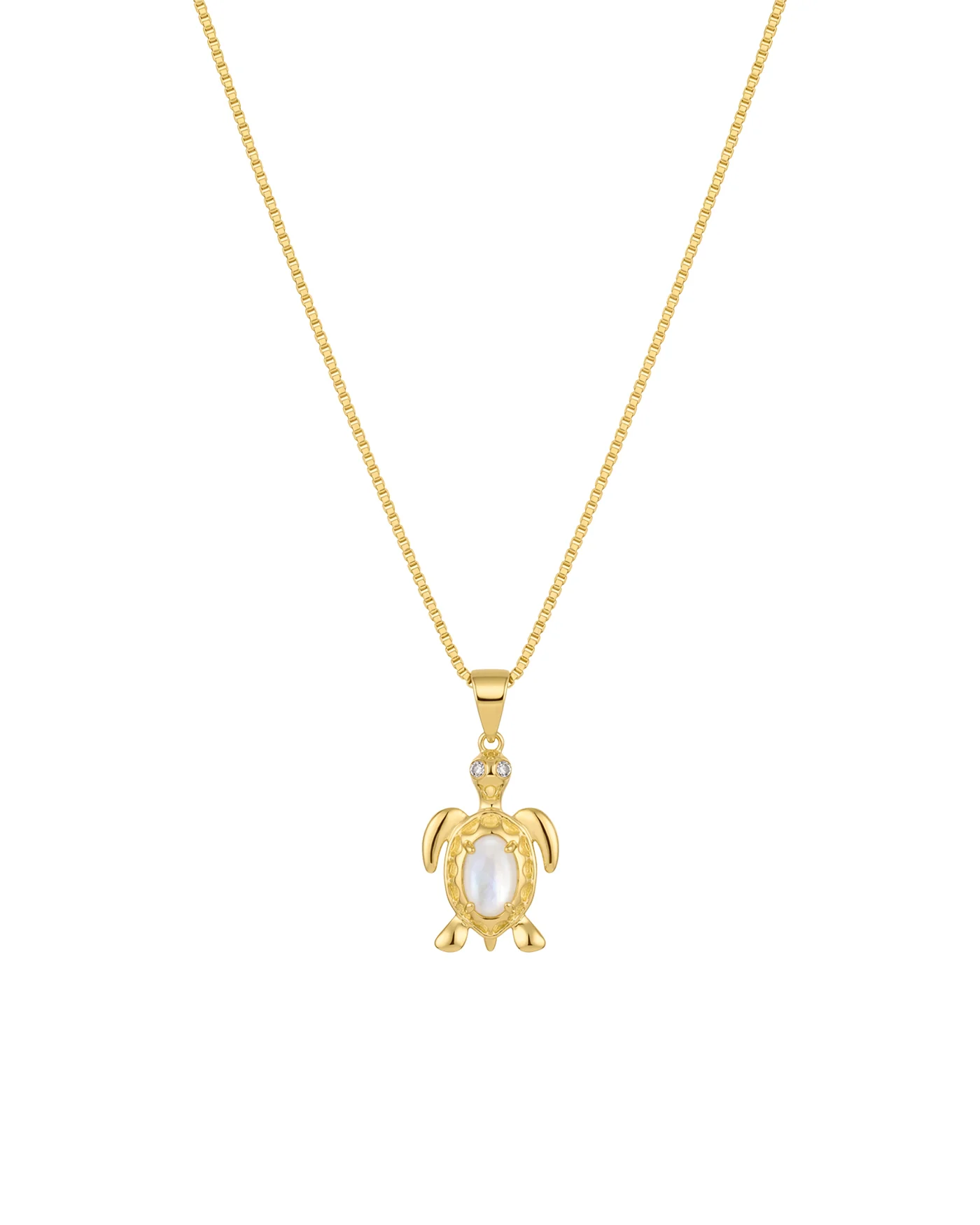 Collana Amabile Turtle in Argento 925 Placcato oro 